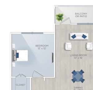 Two Bedroom Apartments in Tomball, TX - The Preserve at Spring Creek - B2 Two Bedroom Apartments in Tomball, TX - The Preserve at Spring Creek - B2